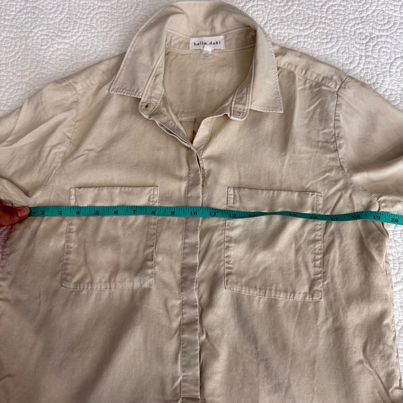 Bella Dahl Light Beige Shirt - Picture 6 of 9